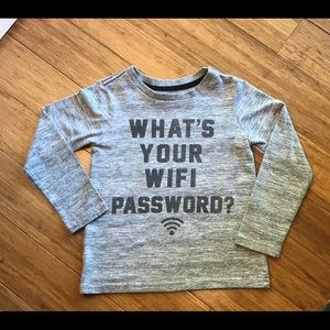 Boys Size 4/5 FabKids Long Sleeve Tee EUC